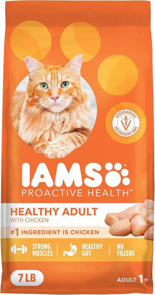 PROACTIVE HEALTH Adult Healthy Dry Cat Food with Chicken Cat Kibble, 7 Lb. Bag