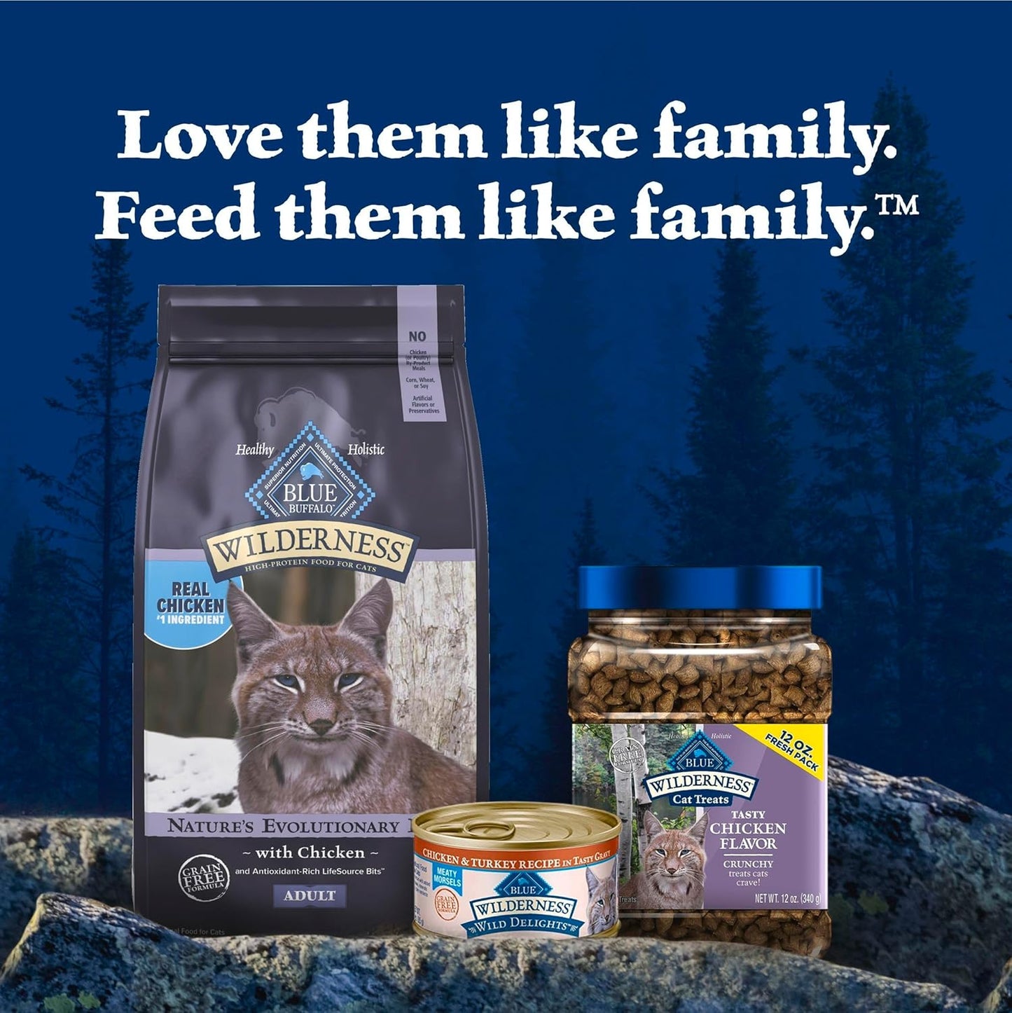 Wilderness High Protein Grain Free, Natural Adult Dry Cat Food