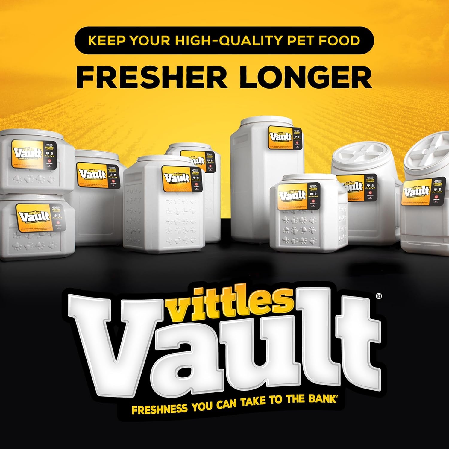 Vittles Vault Stackable Airtight Pet Food Storage Container